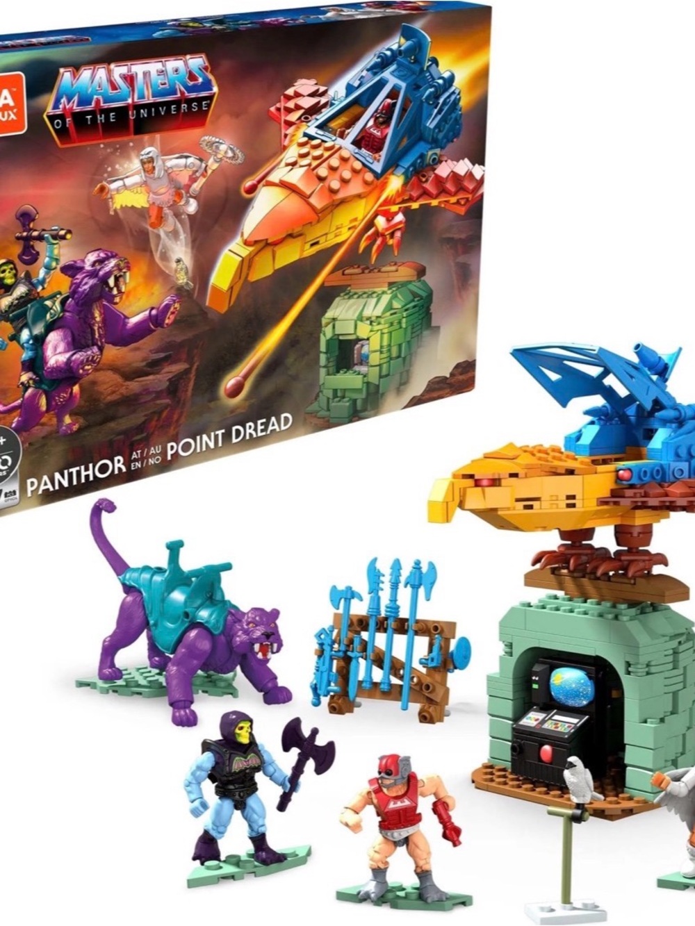 Mega Construx Masters of the Universe Panthor Point Dread Building Set